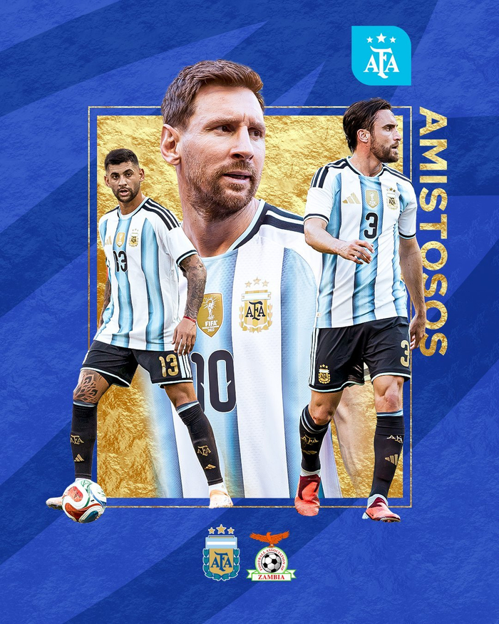 阿根廷3月31日迎战赞比亚 国际比赛日赛程全面揭